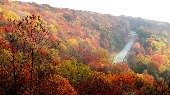 Fall image of North Carolina mountains