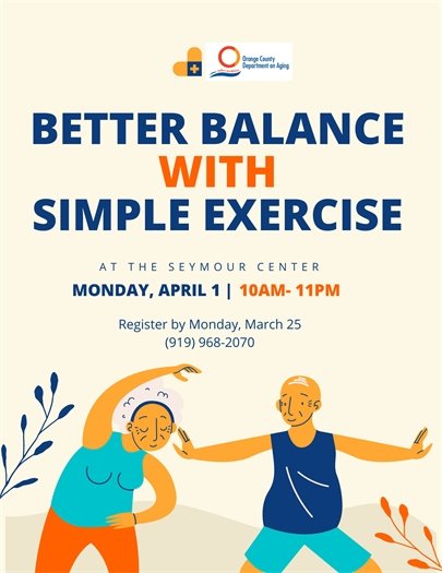 Better Balance event flyer
