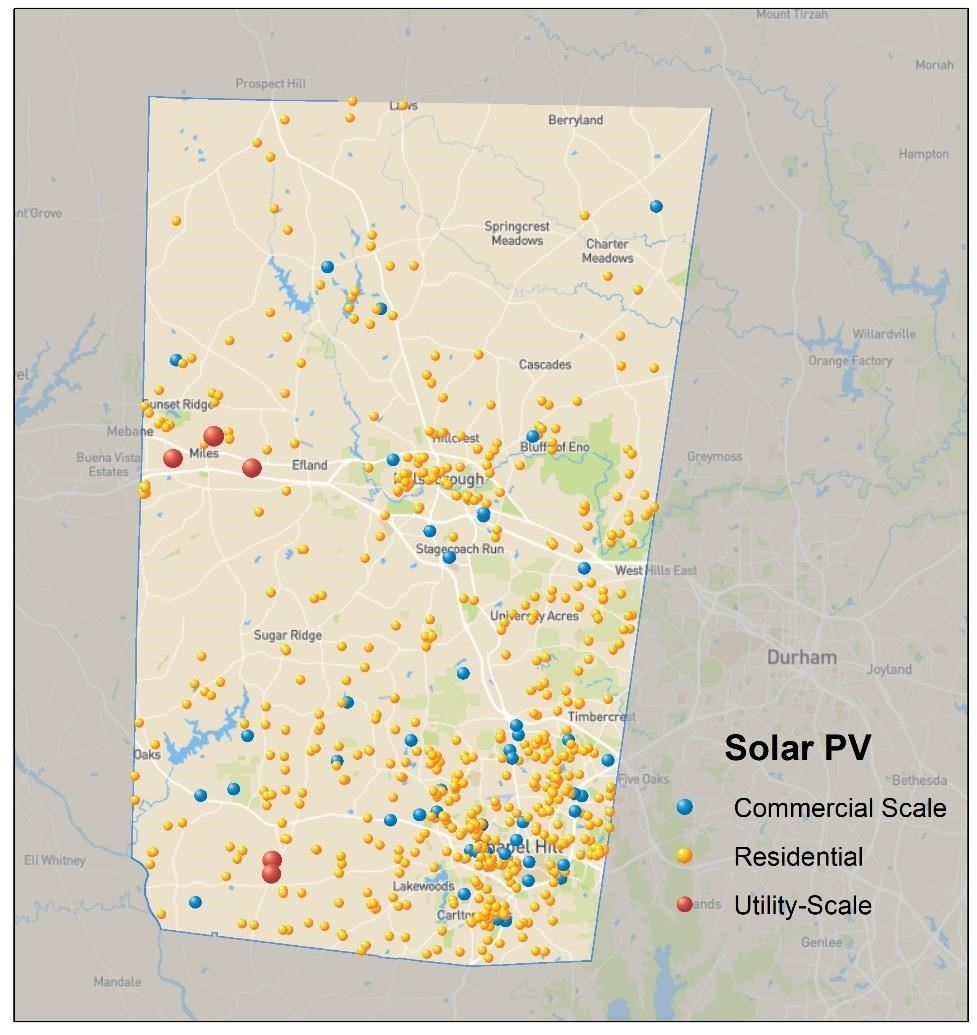 Map of and Link to Solar Projects