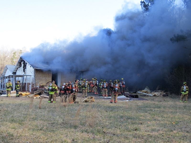 Photo of fire burning