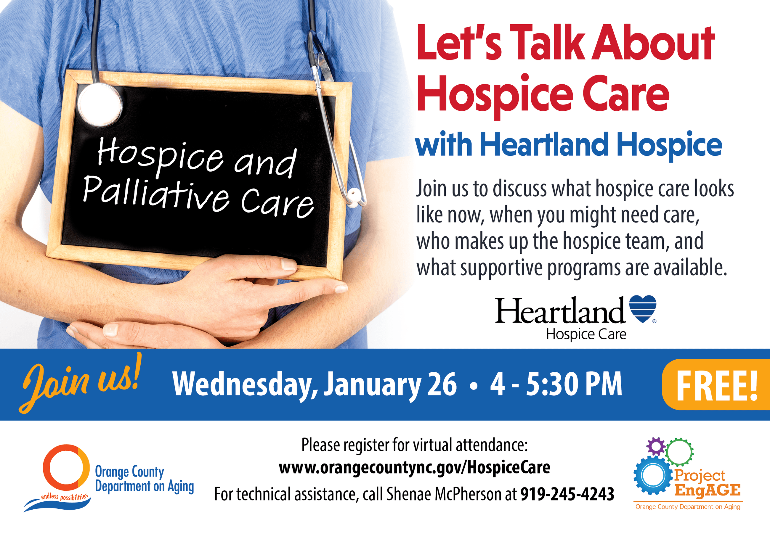 Hospice care presentation graphic