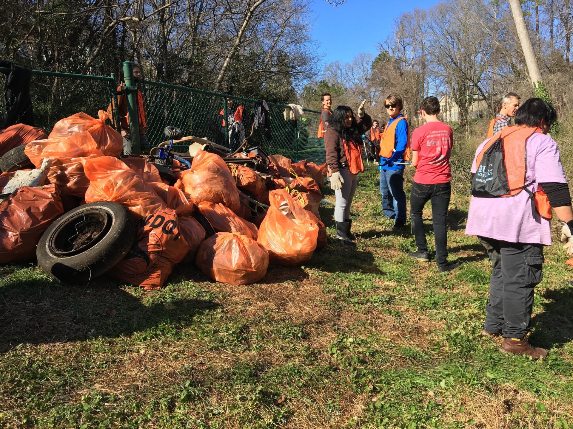 2020 large pile of litter