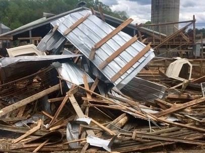 Photo of storm damage