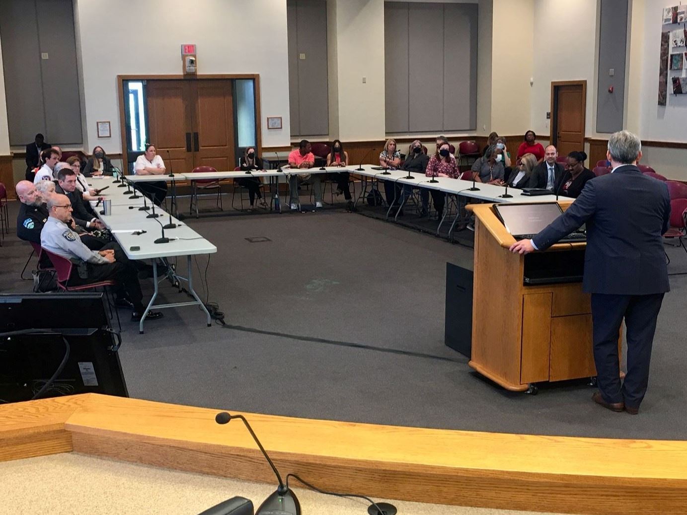 Attorney General Josh Stein speaking
