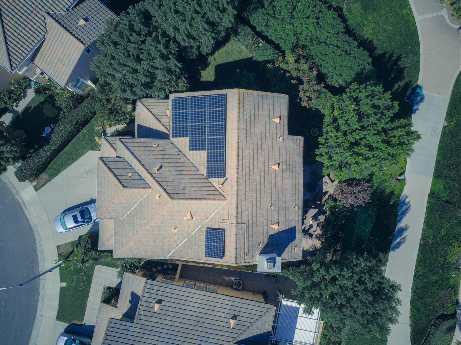 Photo of rooftop solar panels