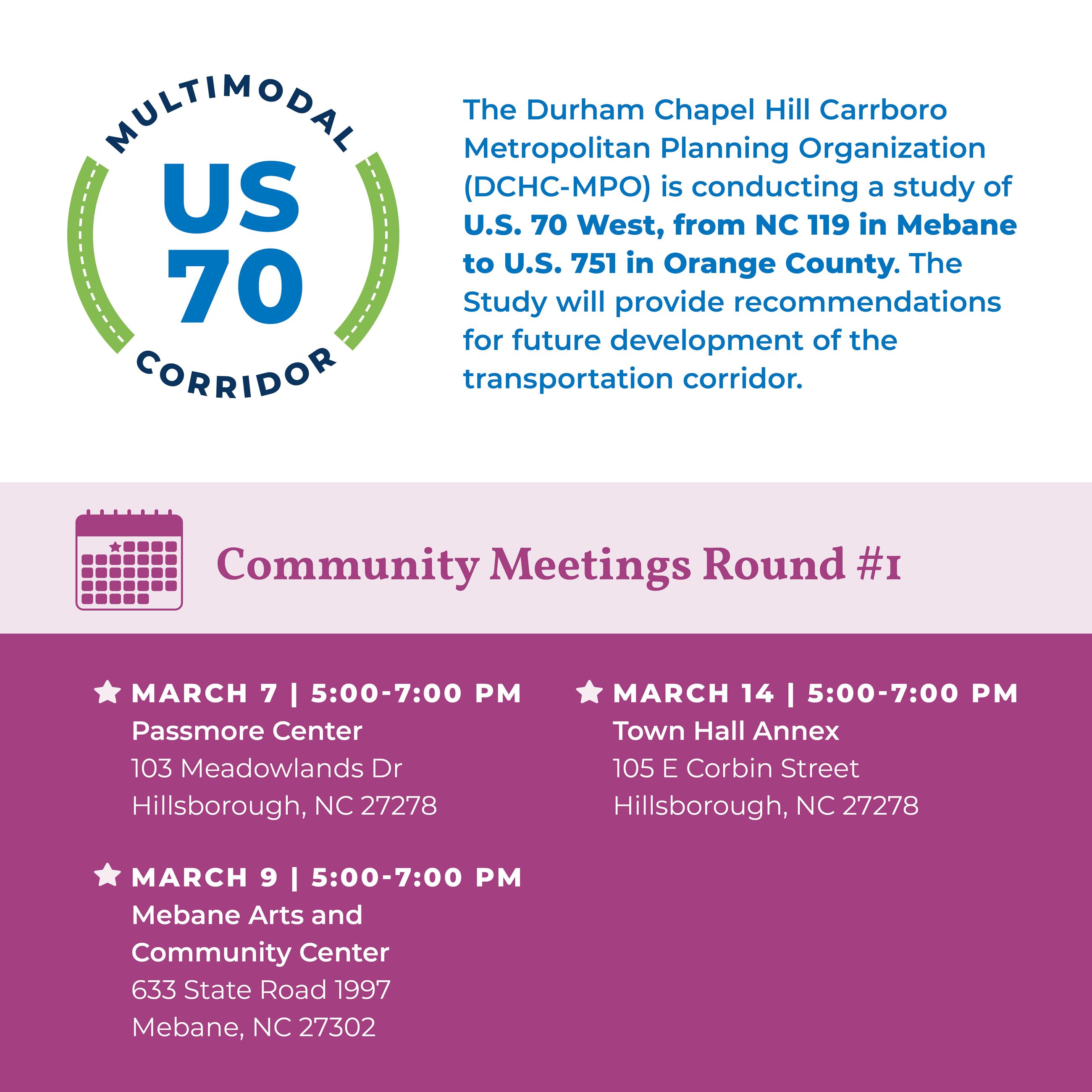 US70 Public Meeting Instagram Graphics