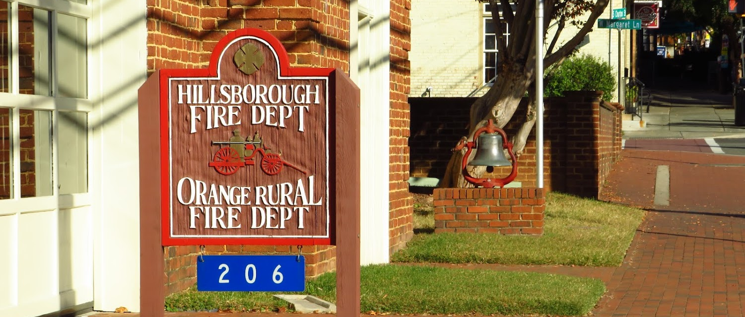 photo of address sign downtown Hillsborough