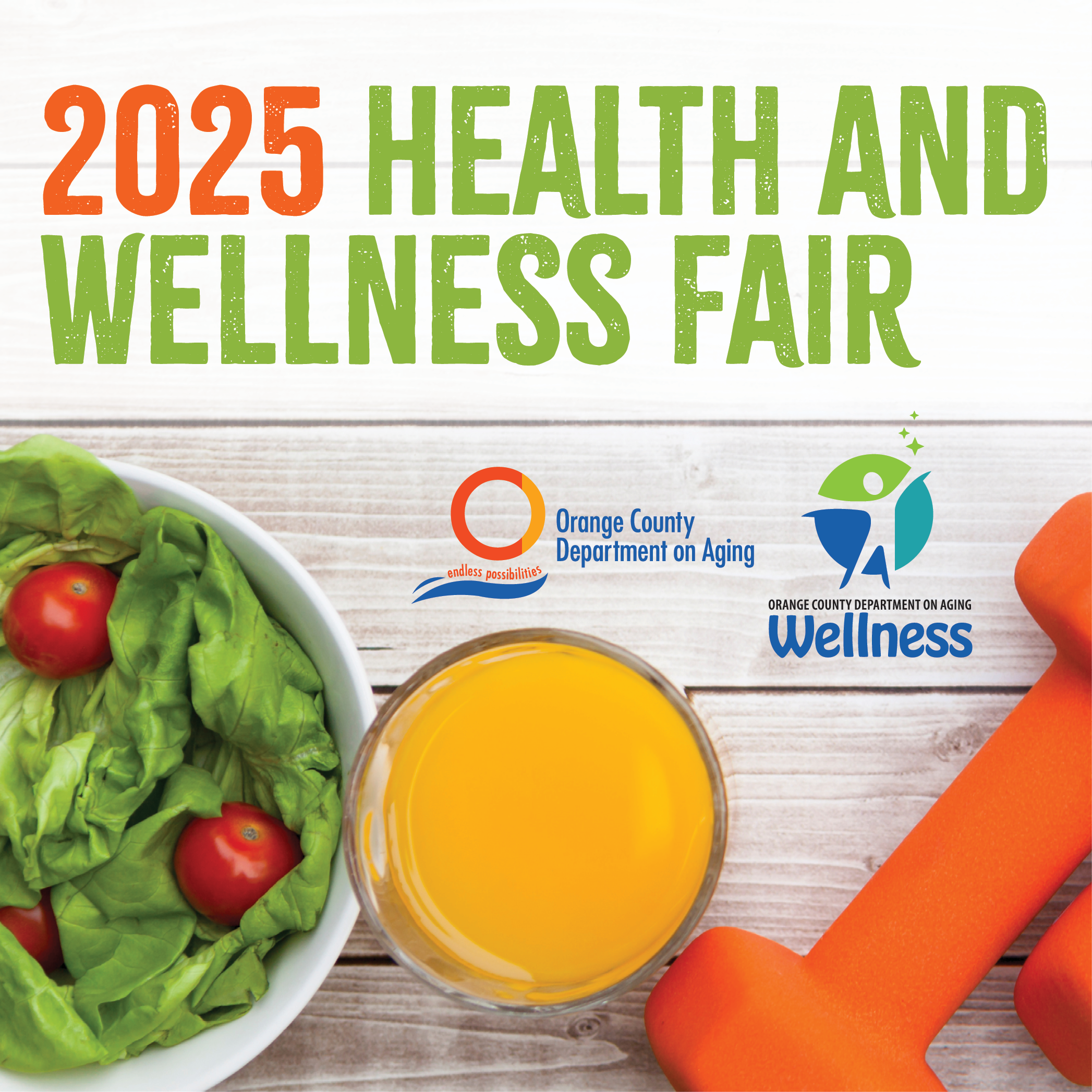 2025 Health and Wellness Fair 2025 on May 1st at the Seymour Center