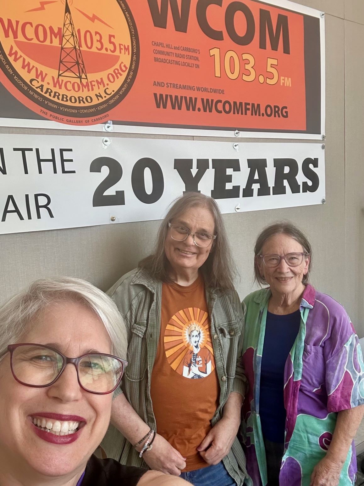 OUT On The Edge host and guest(s) in the studio