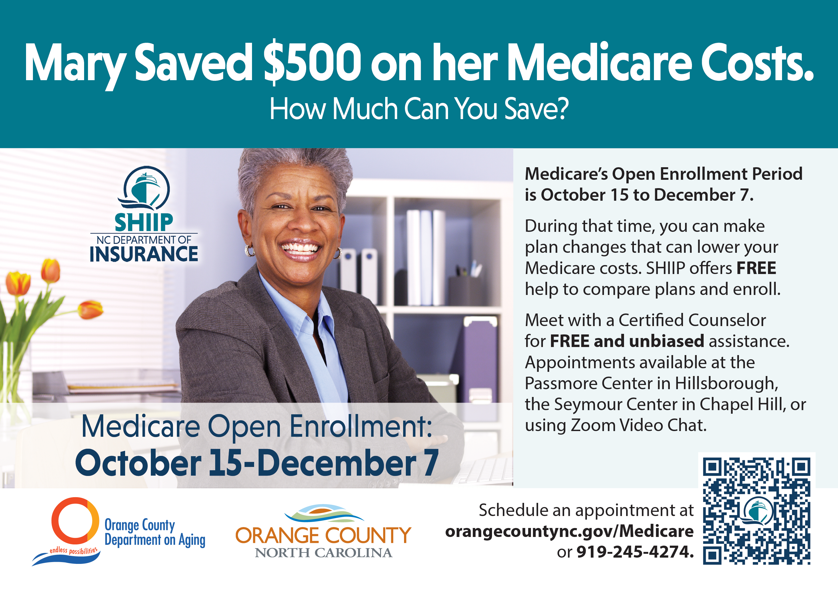 SHIIP-open enrollment Oct 15 - Dec 7