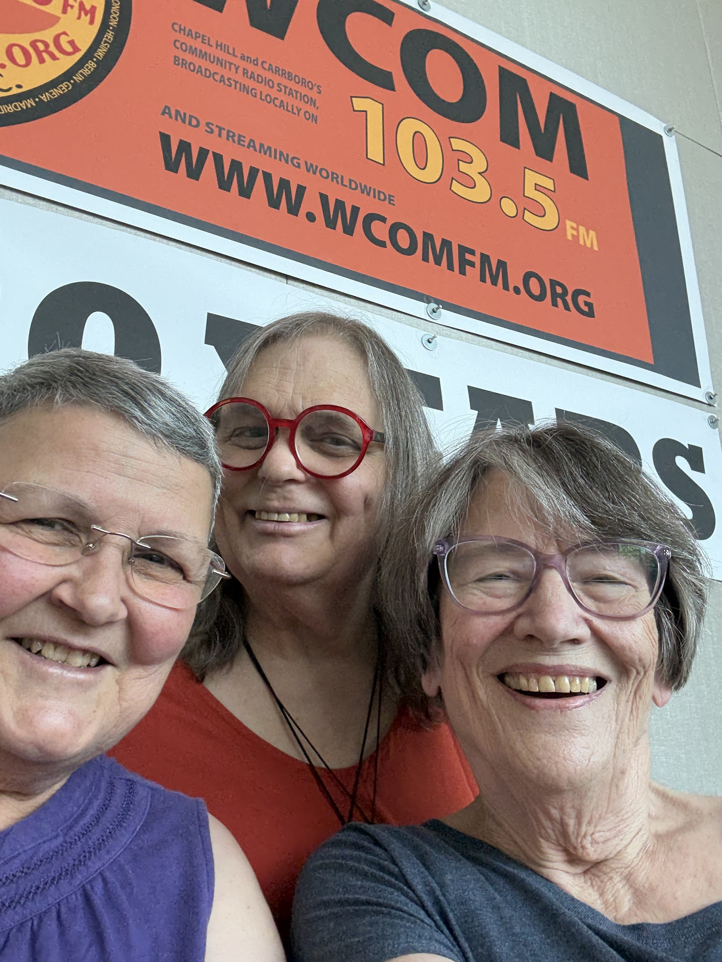 OUT On The Edge host and guest(s) in the studio