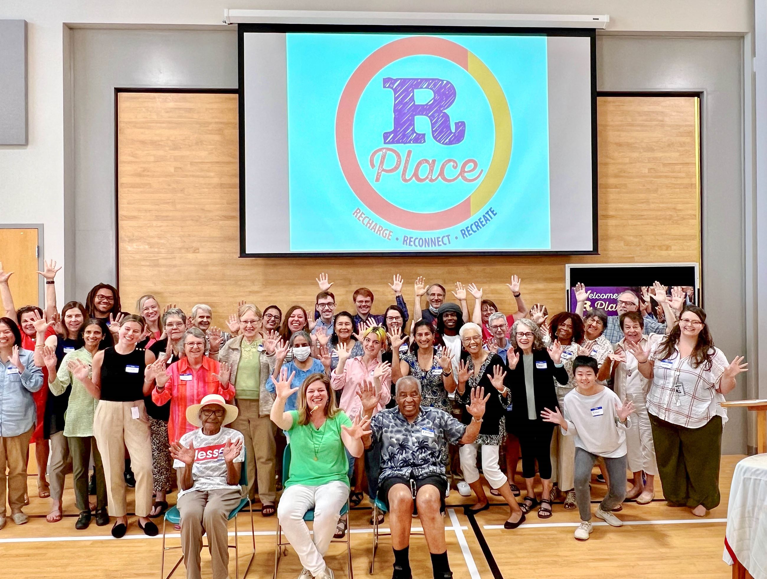 R Place orientation group picture