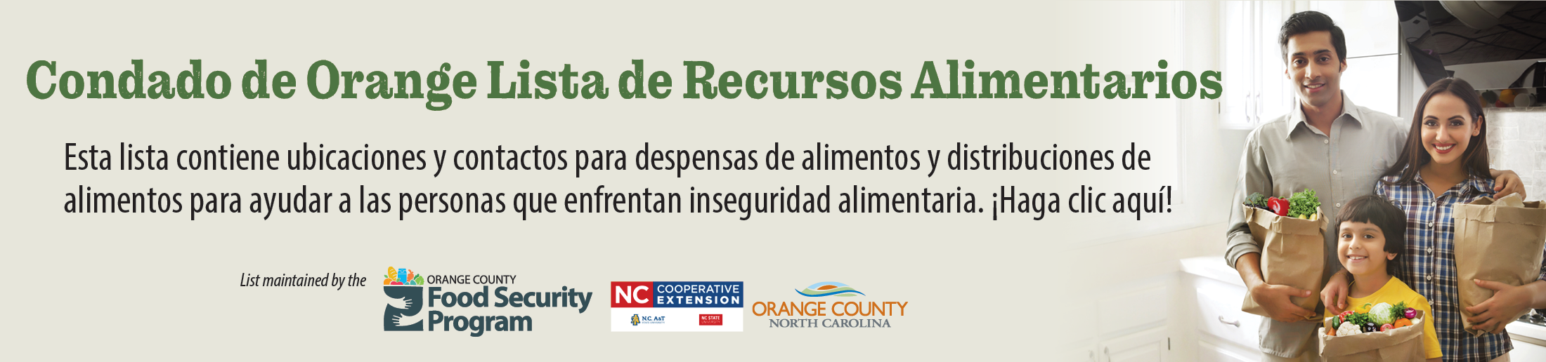 Condado de Orange Lista de Recursos Alimentarios