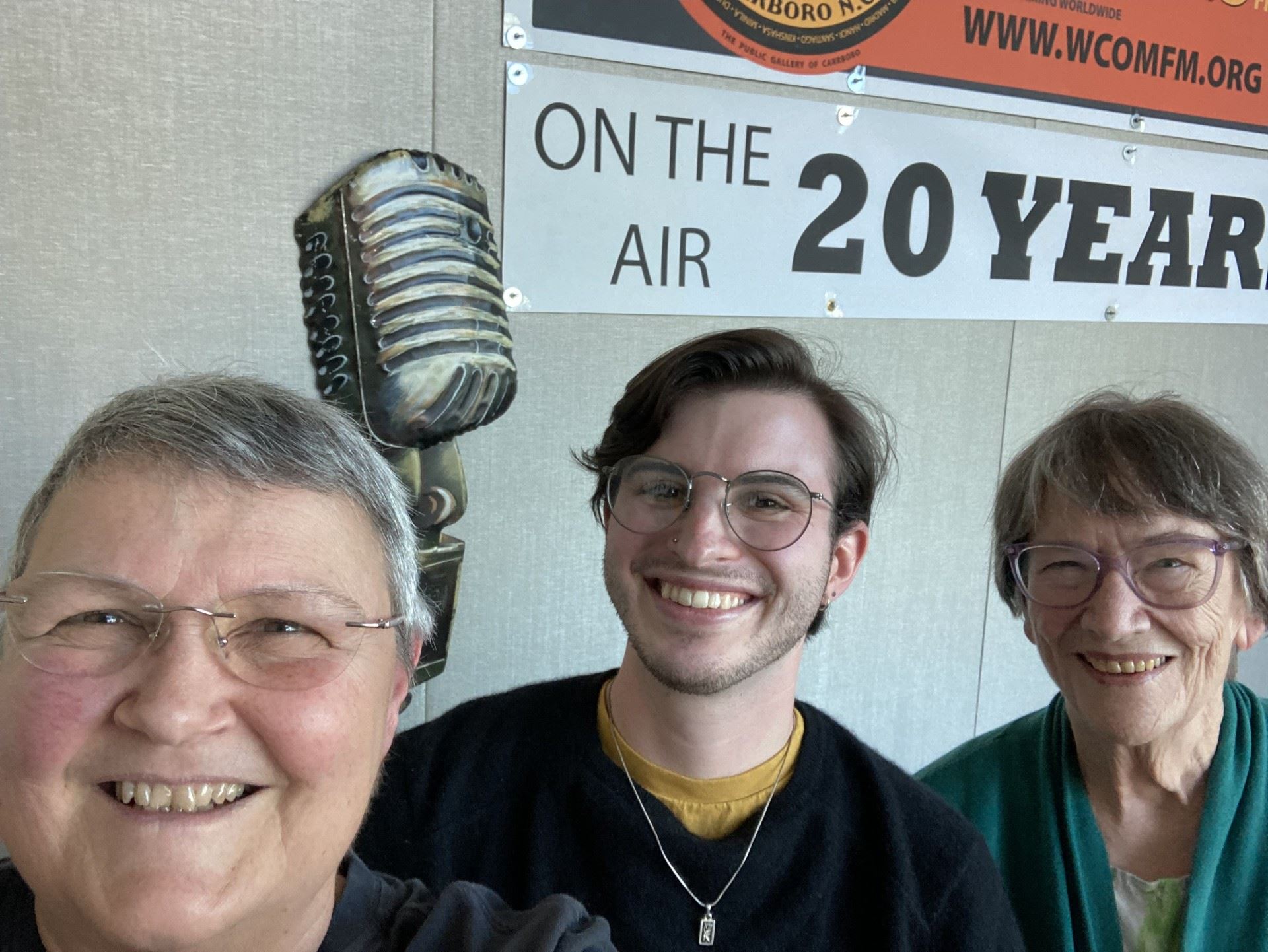 OUT On The Edge host and guest(s) in the studio