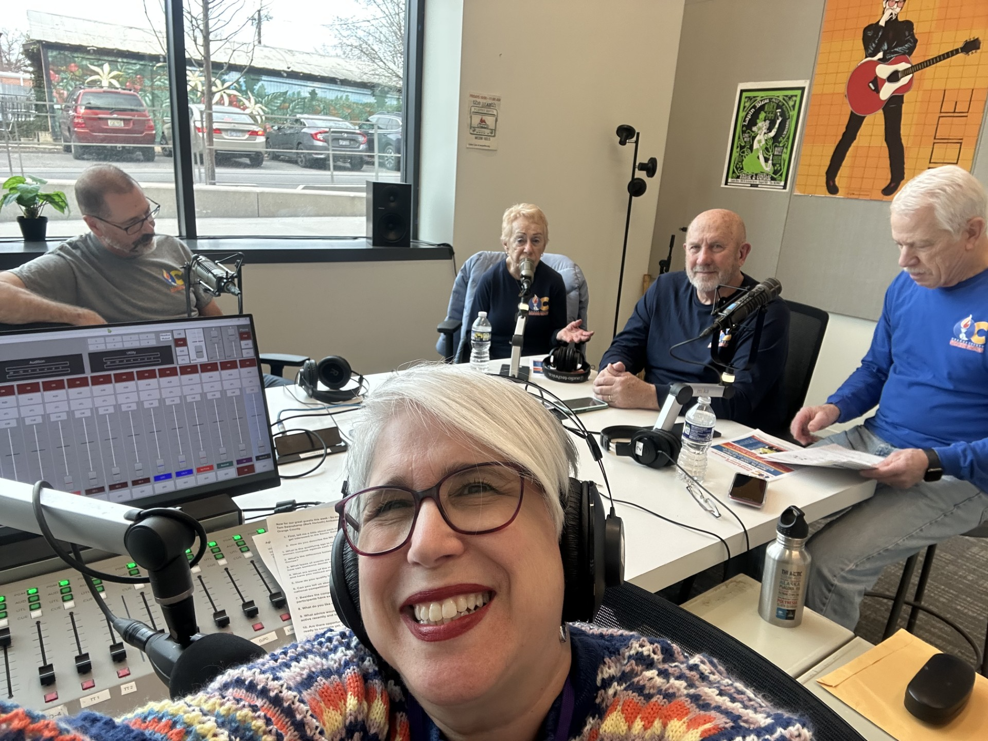 Aging Well Together host and guest(s) in the studio