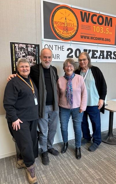 OUT On The Edge host and guest(s) in the studio