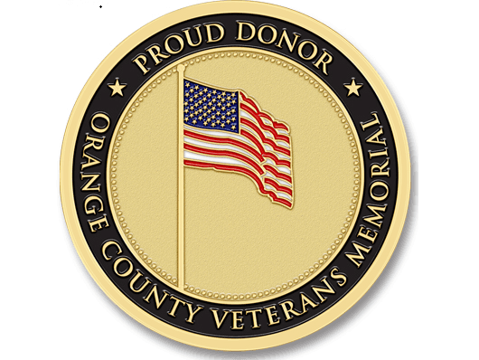 Orange County Veterans Memorial  Challenge Coin photo