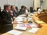 County Commissioners in a meeting