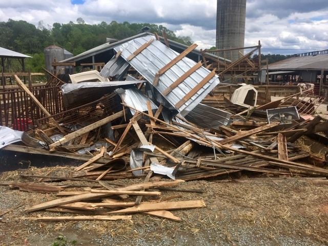 Photo of storm damage