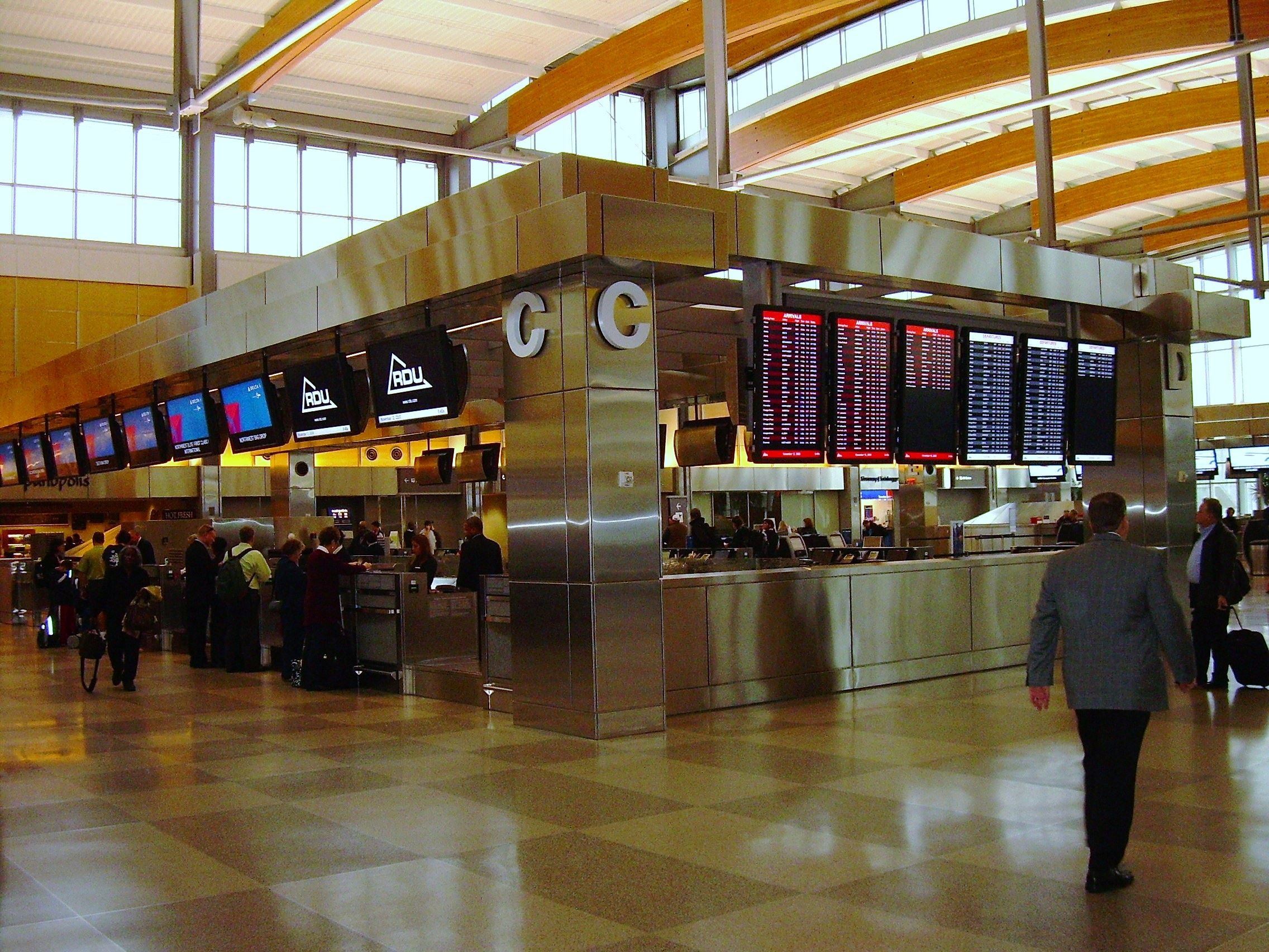 Photo of Piedmont Metalworks project at RDU Airport