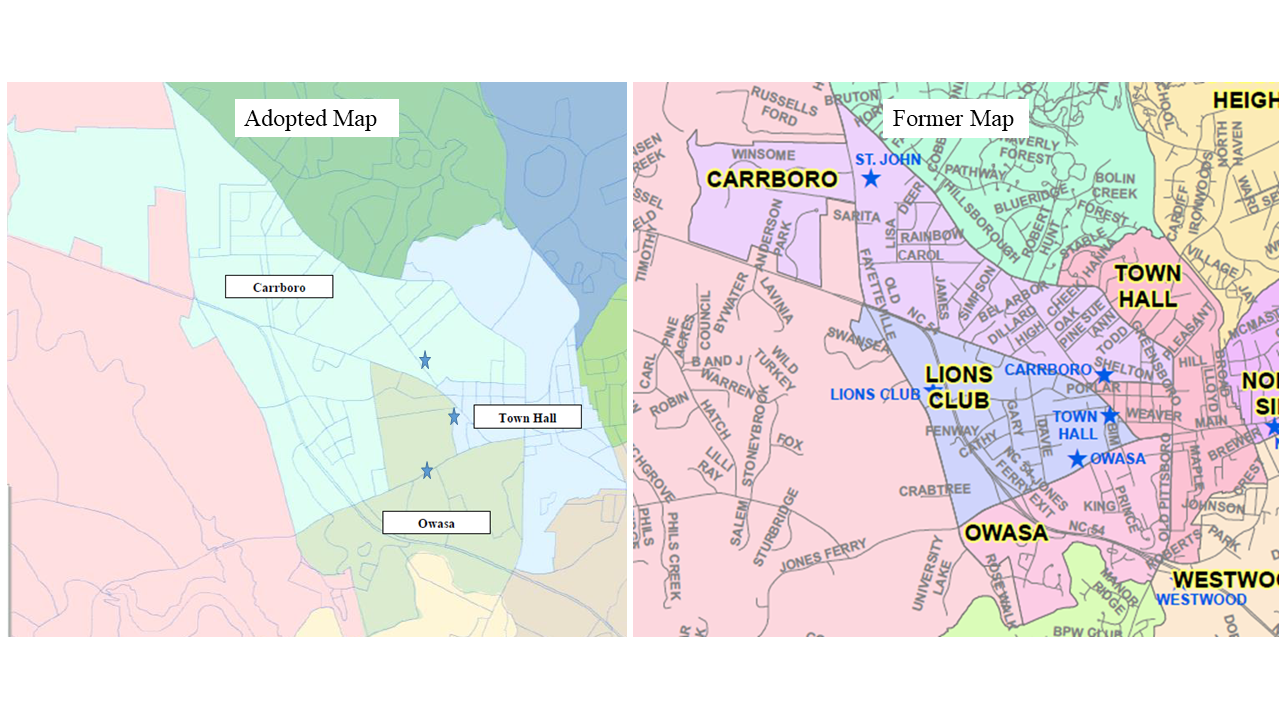 Current Map and Proposed Map