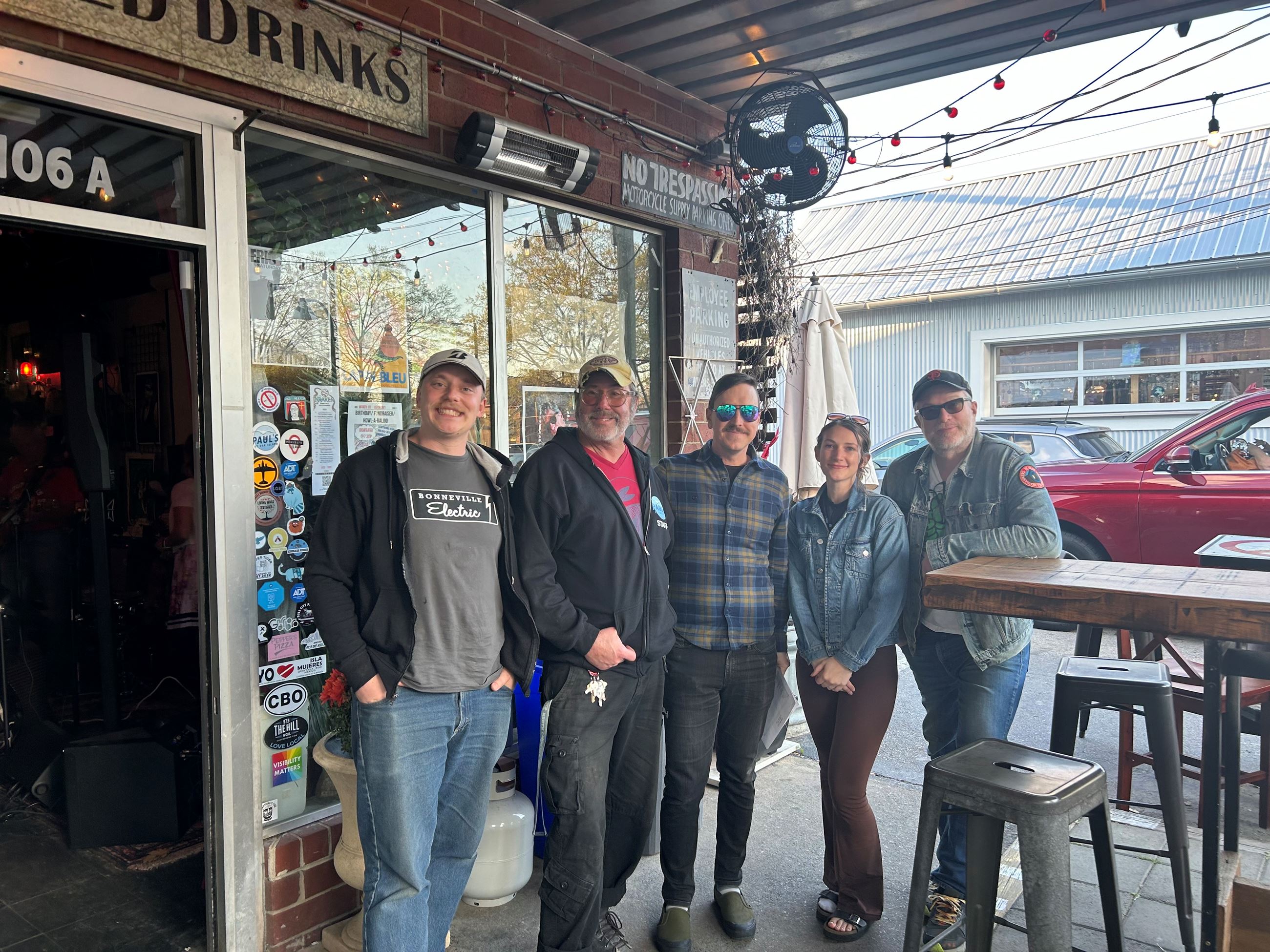 Lapin Bleu owners standing outside
