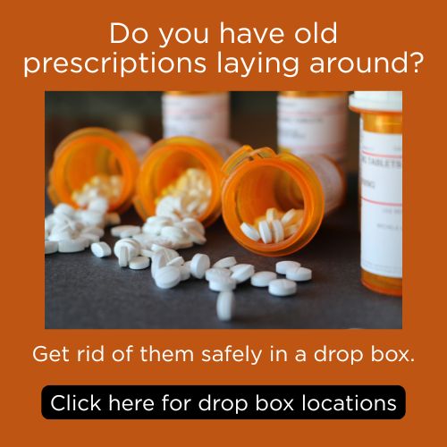 get rid of unused medicines at a drop box near you. click to find out where the boxes are.