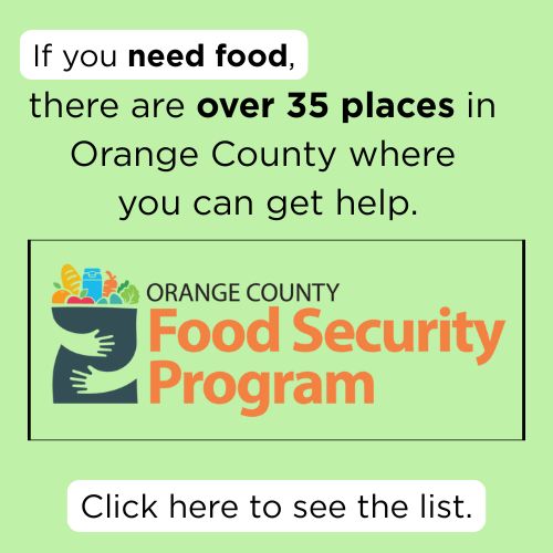If you need food, click here for a list of places where you can get help. 