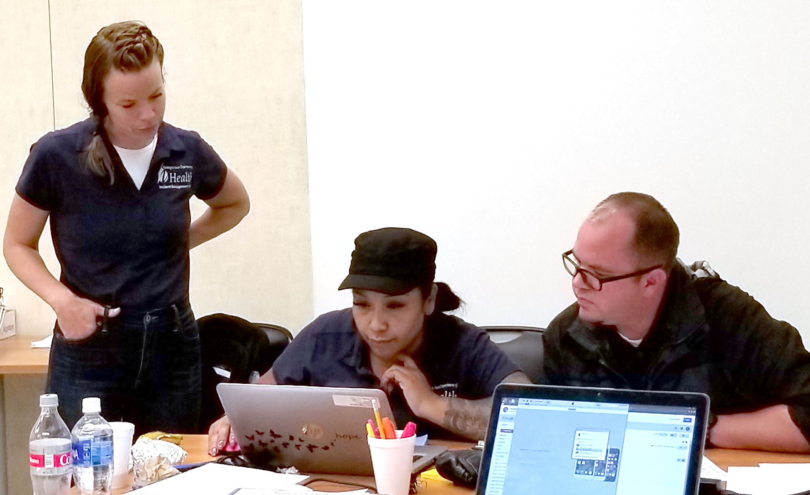 Kirby Saunders in the EOC